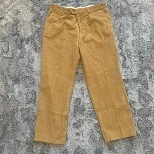 Joseph Turner Corduroy Trousers Pants Mens 38/29  Heavyweight Tan Camel
